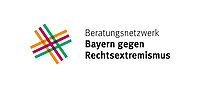 Das Logo des Beratungsnetzwerks Bayern gegen Rechtsextremismus.