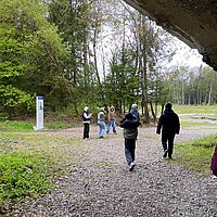 Die Jugendpolitikgruppe in der KZ-Gedenkst&auml;tte M&uuml;hldorfer Hart
