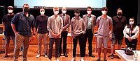 Gruppenfoto von Teilnehmende des Jugendparlaments in Memmingen 
